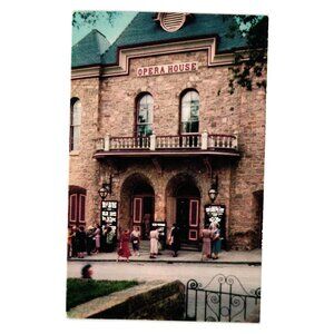 Vintage Opera House Postcard Central City Colorado 1970 1980 Tourist Attraction